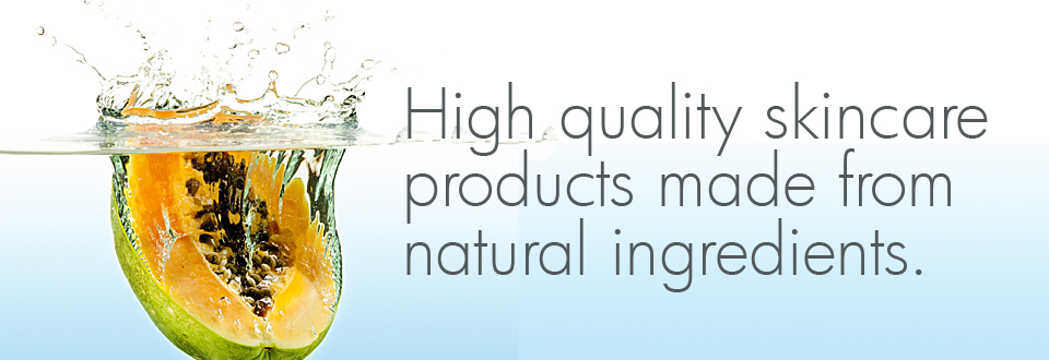 High quality skincare products made from natural ingredients